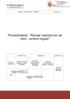 Vista preliminar de documento PO02.02.03.04_PRONIED_Revisar valorización de obra - cartera regular