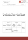 Vista preliminar de documento 6.12. PO02.02.03.05 - PRONIED Revisar solicitud de pago de supervisión de obra cartera regular