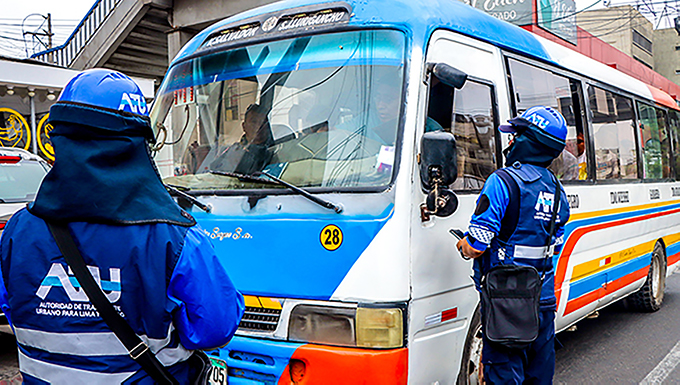 MTC: Más de 27 mil conductores fueron sancionados en el 2023 por realizar el servicio de transporte público sin autorización