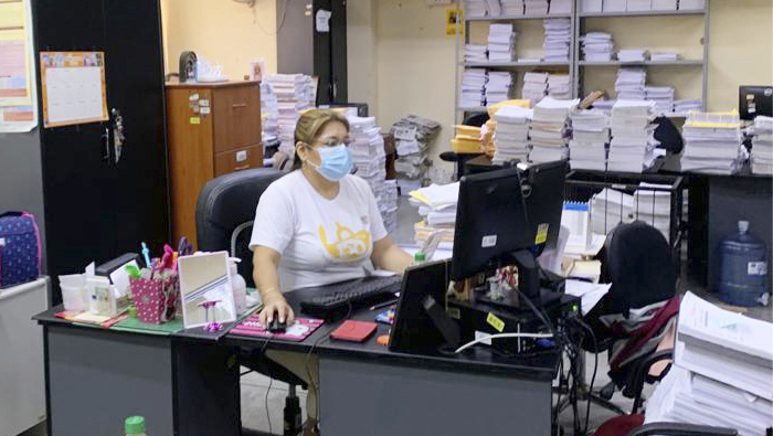 Presidenta de Corte felicita a trabajadores que vienen apoyando en el avance de inventario al 100%