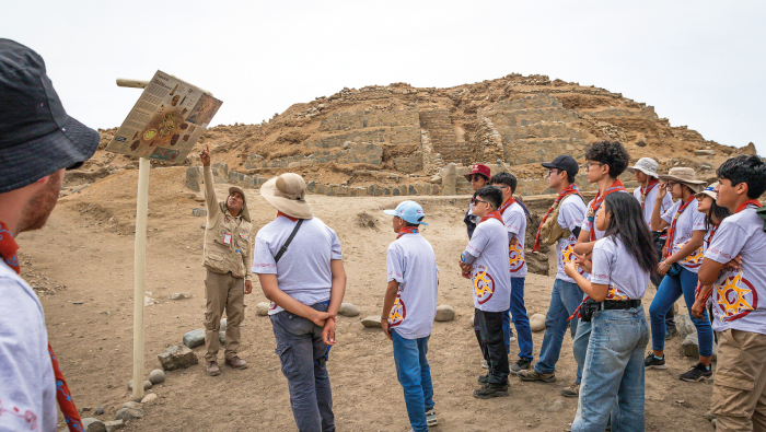 Áspero y Vichama en la ruta de aventura de los Scouts del Perú