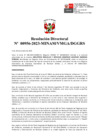 Vista preliminar de documento RD 00956-2023 INDUSTRIAS ARGUELLES Y SERVICIOS GENERALES SAC