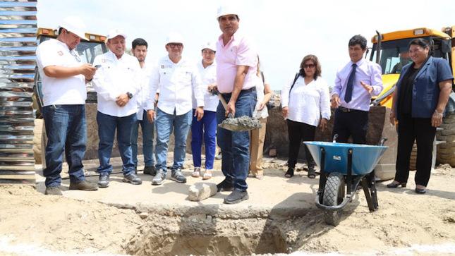 Gobernador Luis Neyra da inicio a trabajos en colegio emblemático Selmira de Varona por S/ 12 millones