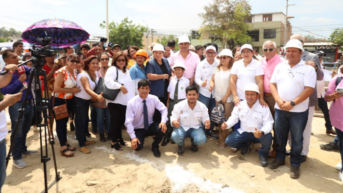 Gobernador Luis Neyra da inicio a trabajos en colegio emblemático Selmira de Varona por S/ 12 millones