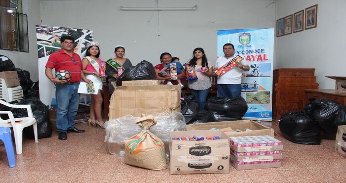 "Magia Navideña en Vichayal: Entrega de Chocolatada y Juguetes a más de Dos Mil Niños"