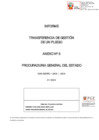 Vista preliminar de documento informe de transferencia de gestión