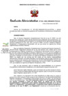 Vista preliminar de documento R.ADM. 011-2021 - APERTURAR PROCESO ADMINISTRATIVO DISCIPLINARIO AL SR. JAVIER GIANCARLO VALDEZ MELÉNDEZ- JEFE (E) DEL ÁREA DE LOGÍSTICA (CUT N° 1219-2021)