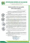 Vista preliminar de documento Resolución de Alcaldía 001-2024