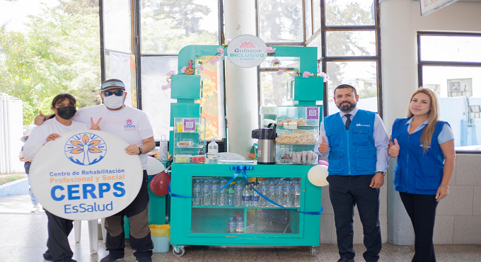 EsSalud Arequipa reactiva quioscos inclusivos para emprendedores con discapacidad