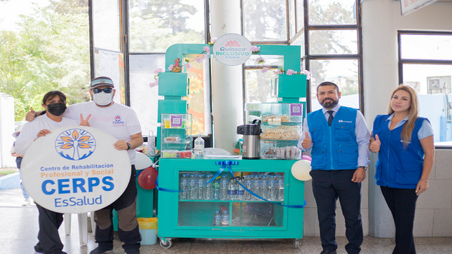 EsSalud Arequipa reactiva quioscos inclusivos para emprendedores con discapacidad