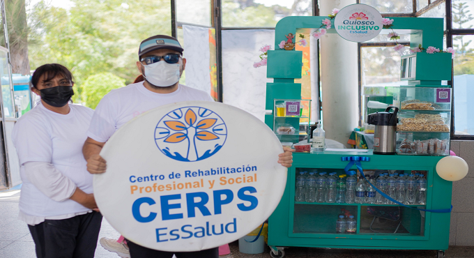 EsSalud Arequipa reactiva quioscos inclusivos para emprendedores con discapacidad