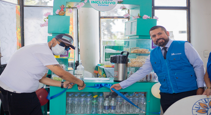 EsSalud Arequipa reactiva quioscos inclusivos para emprendedores con discapacidad