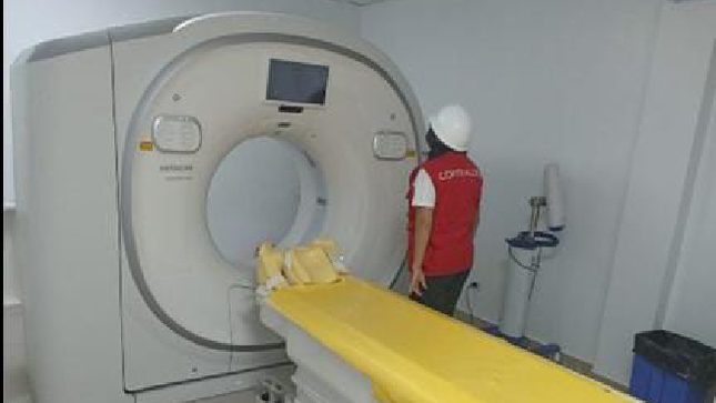 La Contraloría General identificó irregularidades en la ejecución del proyecto de remodelación de un ambiente complementario para la instalación de un equipo tomógrafo en el Hospital Ricardo Cruzado Rivarola de Nasca. 
