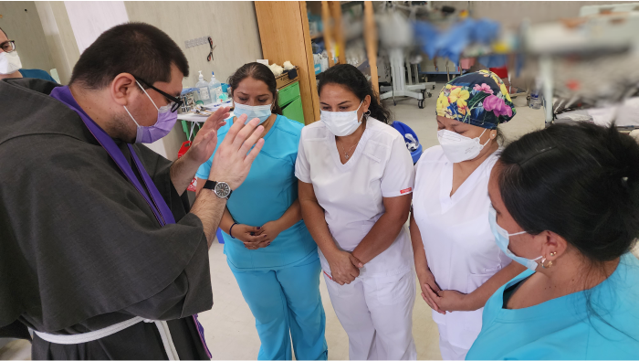 Directora ejecutiva del nosocomio agradeció la acción religiosa 