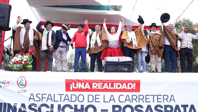 MTC brindó asistencia técnica en la elaboración de expediente de carretera Minascucho-Rosaspata en Ayacucho