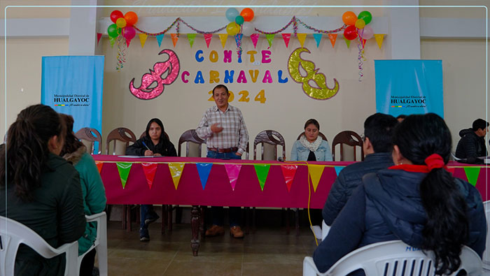 comitรฉ del carnaval Hualgayoquino 2024