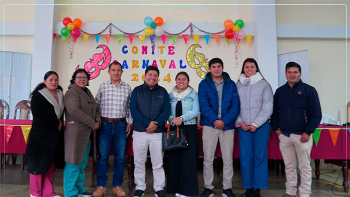 comitรฉ del carnaval Hualgayoquino 2024