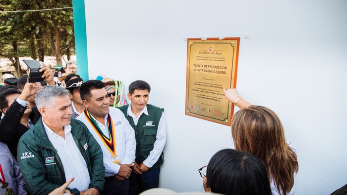 INAUGURACIÓN DE LA PRIMERA PLANTA PROCESADORA DE NITRÓGENO LÍQUIDO DE APURÍMAC