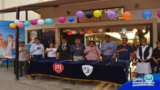 𝗖𝗢𝗟𝗢𝗖𝗔𝗖𝗜Ó𝗡 𝗗𝗘 𝗟𝗔 𝗣𝗥𝗜𝗠𝗘𝗥𝗔 𝗣𝗜𝗘𝗗𝗥𝗔 𝗗𝗘 𝗟𝗔 𝗢𝗕𝗥𝗔 𝗗𝗘𝗡𝗢𝗠𝗜𝗡𝗔𝗗𝗔: “𝗖𝗢𝗡𝗦𝗧𝗥𝗨𝗖𝗖𝗜Ó𝗡 𝗗𝗘 𝗔𝗨𝗟𝗔 𝗗𝗘 𝗘𝗗𝗨𝗖𝗔𝗖𝗜Ó𝗡 𝗣𝗥𝗜𝗠𝗔𝗥𝗜𝗔 𝗬 𝗔𝗨𝗟𝗔 𝗗𝗘 𝗘𝗗𝗨𝗖𝗔𝗖𝗜Ó𝗡 𝗦𝗘𝗖𝗨𝗡𝗗𝗔𝗥𝗜𝗔; 𝗘𝗡 𝗟𝗔 𝗜.𝗘. 𝗙𝗘 𝗬 𝗔𝗟𝗘𝗚𝗥Í𝗔 𝗡º 𝟳𝟬, 𝗗𝗜𝗦𝗧𝗥𝗜𝗧𝗢 𝗗𝗘 𝗦𝗔𝗟𝗔𝗦"