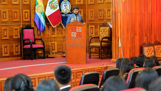 Corte Superior de Justicia Cusco dio inicio al programa SECIGRA DERECHO 2024