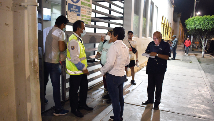Geresa Lambayeque realiza inspección nocturna inopinada a Centros de Salud