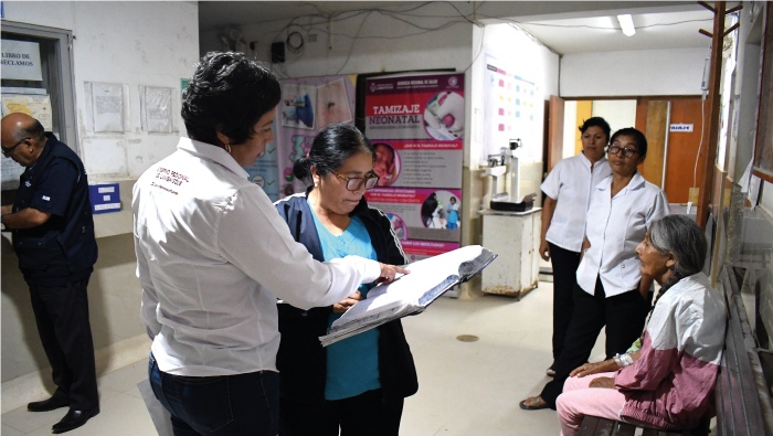 Geresa Lambayeque realiza inspección nocturna inopinada a Centros de Salud