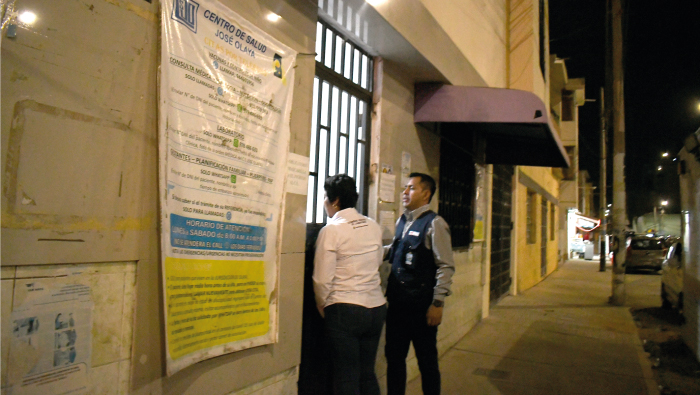 Geresa Lambayeque realiza inspección nocturna inopinada a Centros de Salud