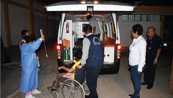 Geresa Lambayeque realiza inspección nocturna inopinada a Centros de Salud