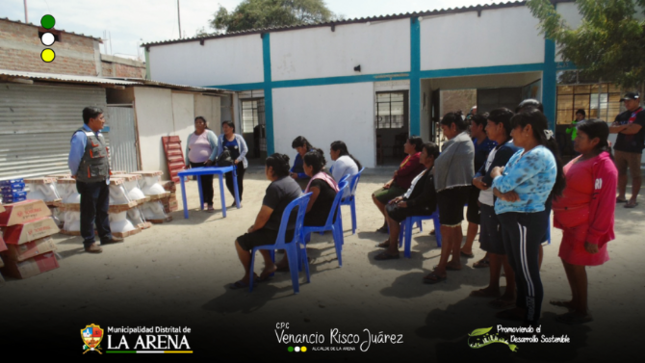 Entrega de materiales Loma Negra