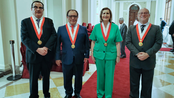 Magistrados del Tribunal Constitucional participaron en la ceremonia de Apertura del Año Judicial 2024