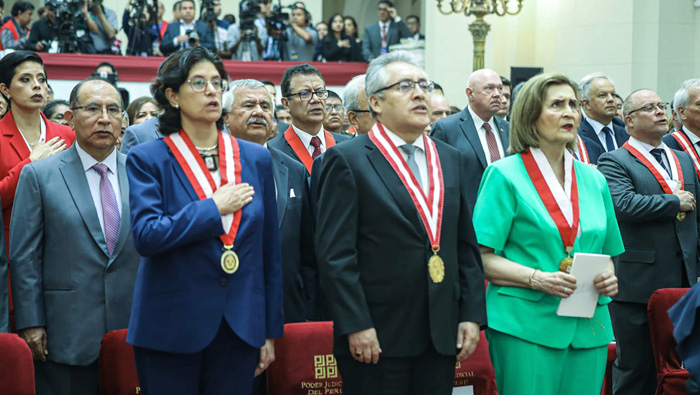 Magistrados del Tribunal Constitucional participaron en la ceremonia de Apertura del Año Judicial 2024