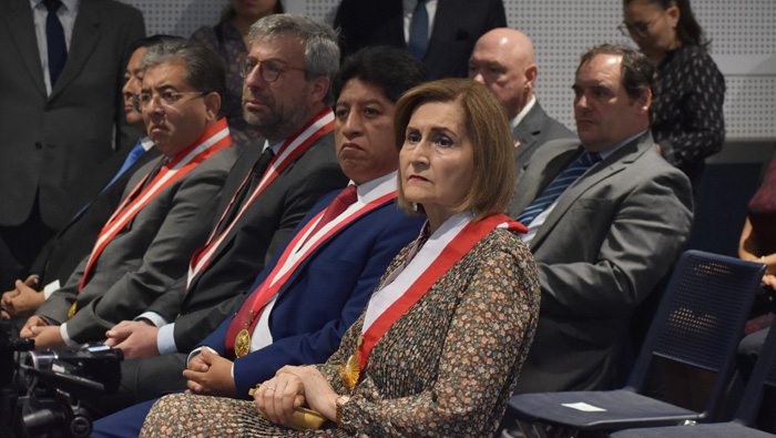 Vicepresidenta del TC Luz Pacheco participó en ceremonia de juramentación de nuevo presidente de la Junta Nacional de Justicia