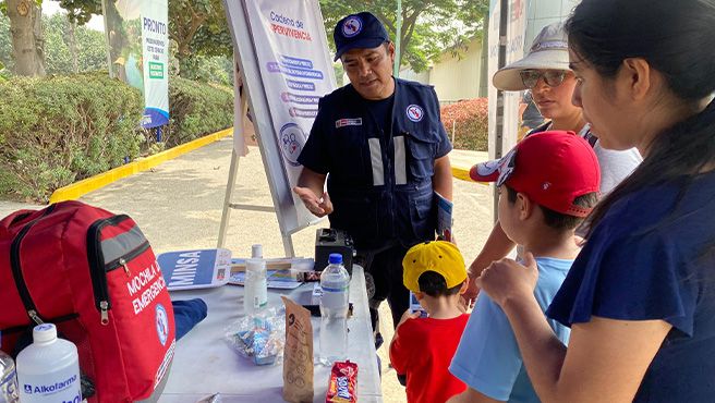 Minsa realizó jornada de orientación ante el fenómeno El Niño para asistentes al Parque Las Leyendas de Huachipa