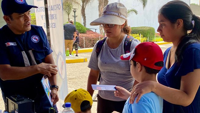 Minsa realizó jornada de orientación ante el fenómeno El Niño para asistentes al Parque Las Leyendas de Huachipa