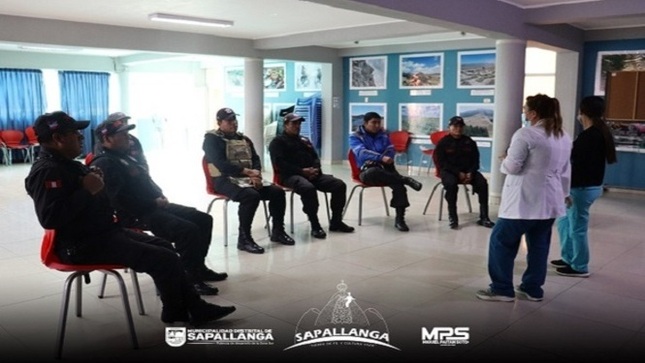 Capacitación a personal de Serenazgo Sapallanga