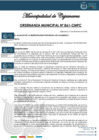 Vista preliminar de documento ORDENANZA MUNICIPAL N° 861-CMPC