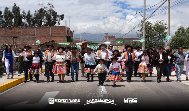 Inauguración: Pistas y veredas del Jr. Huracan en el C.P. La Punta