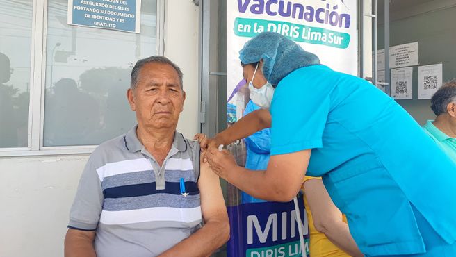 Lima sur: inicia aplicación de la vacuna monovalente con barrido de inmunización en San Juan de Miraflores