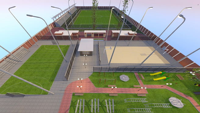 Proyecto del Estadio Municipal Ciudad de Dios