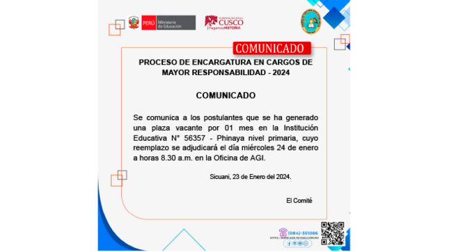 comunicado_23012024_encargatura