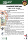 Vista preliminar de documento Ordenanza Municipal N.° 033-2023-CMMPS