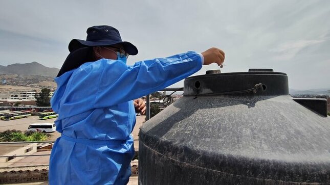 Diris Lima Sur interviene 2700 viviendas en Pachacámac para erradicar al zancudo transmisor del dengue