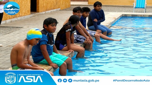 Con éxito se realizaron las clases de natación 