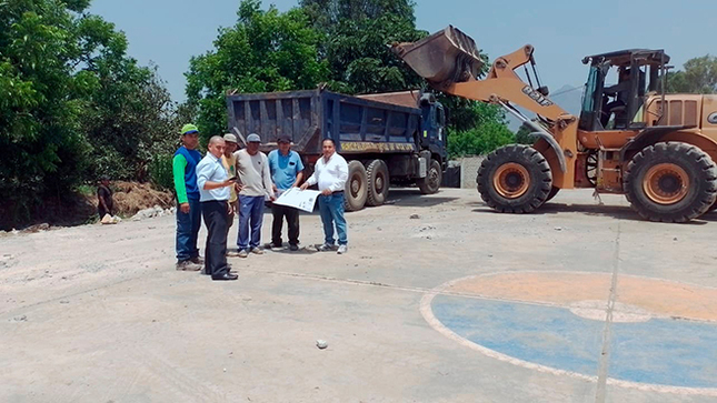 Gestión de alcalde Edwin Valdivia proyecta nueva obra.