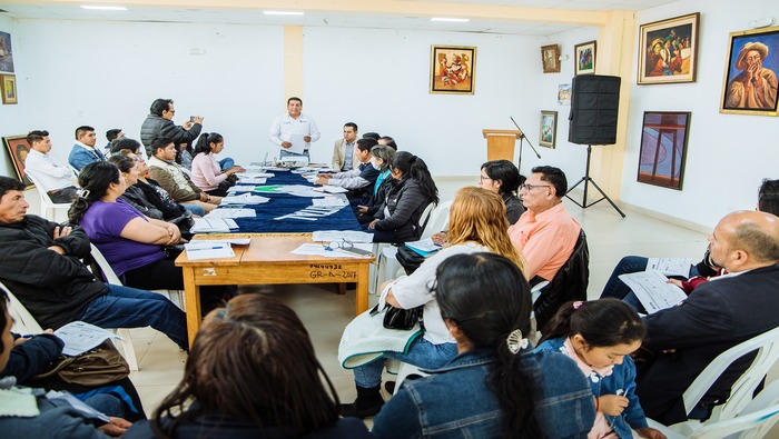 ALCALDE DE SAN JERÓNIMO, SABINO PORTILLO TOMA JURAMENTO A LOS INTEGRANTES DE LA INSTANCIA DE ARTICULACIÓN LOCAL - IAL.