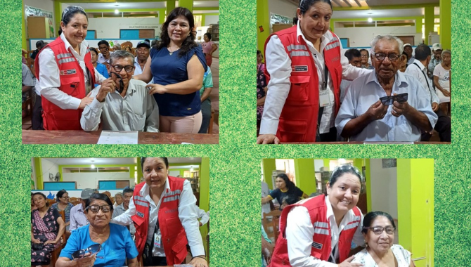 Entrega de Lentes a Beneficiarios de Pensión 65.