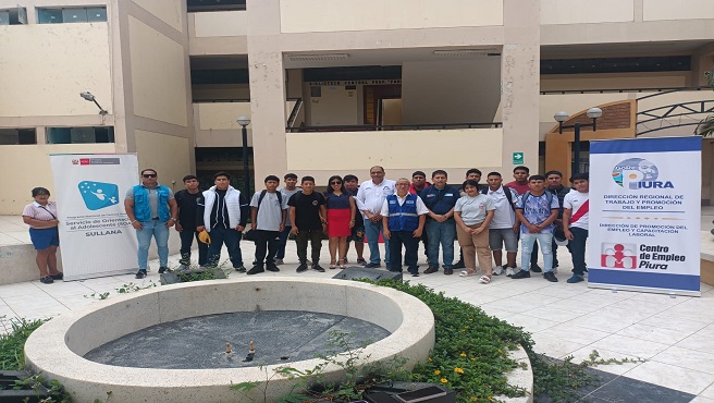 Centro de Empleo ofreció Capacitación a Jóvenes de Sullana