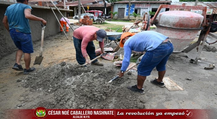 Imagen sobre el Avance del mejoramiento de la Loza Deportiva de Petro Perú