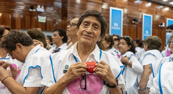 Presidenta de EsSalud anuncia crecimiento del servicio de voluntariado como brazo firme de acompañamiento a los pacientes