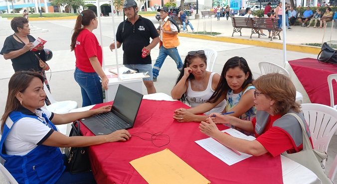 ZTPES participo en la Campaña de Acercamiento de la Justicia en Materia Laboral y el Adulto Mayor en la Provincia de Sullana